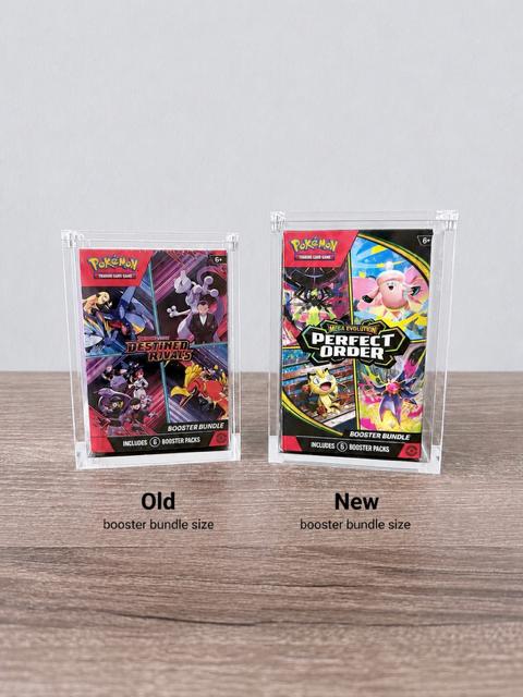 Pokémon Magnetic TALL Booster Bundle Acrylic Case NEW SIZE