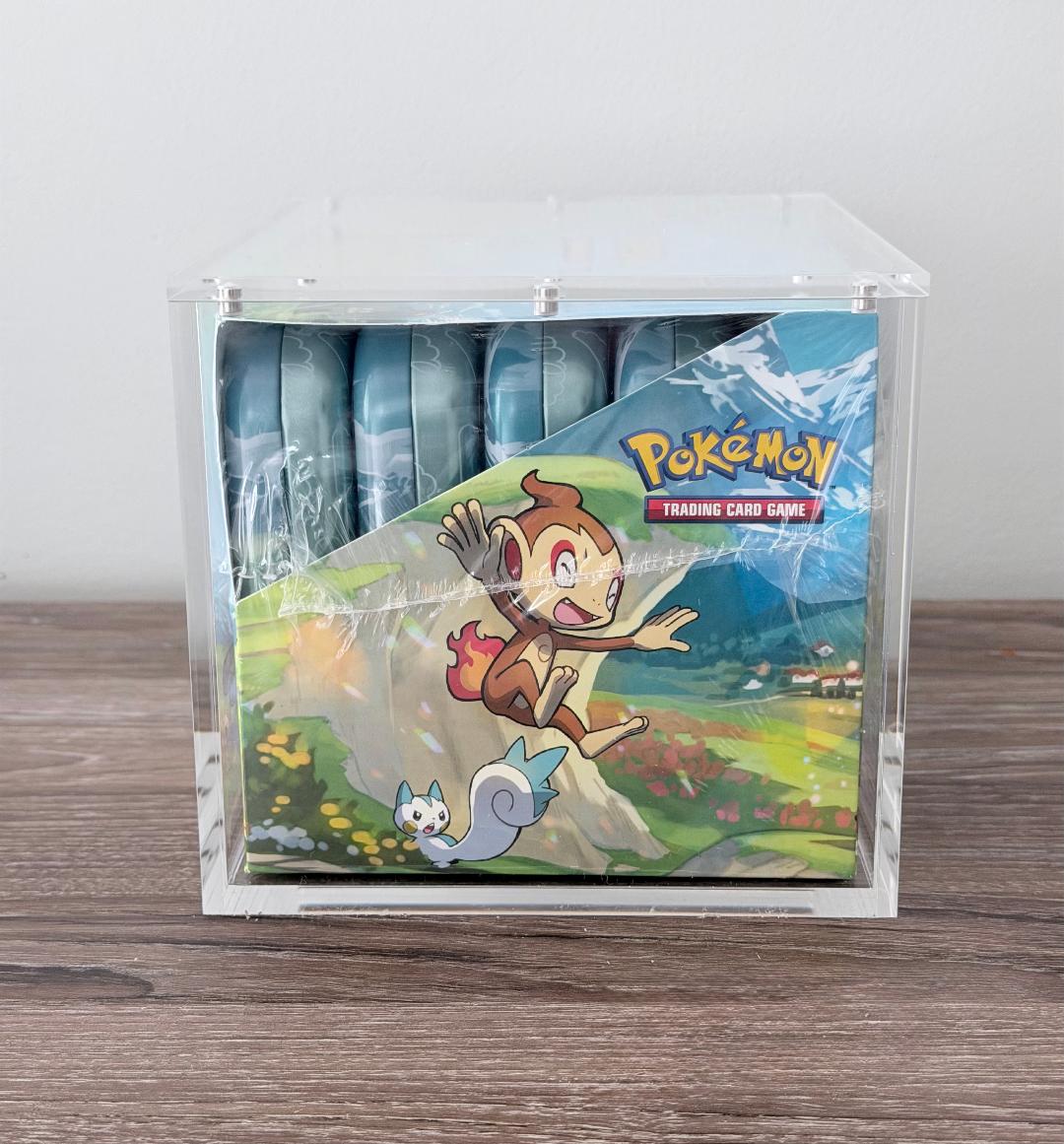 Mini tin display 10-tin acrylic case