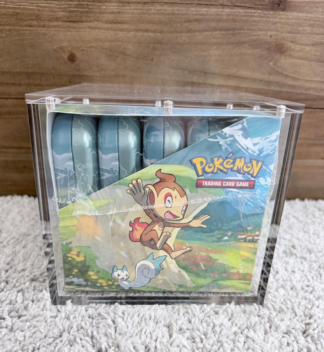 Mini tin display 10-tin acrylic case