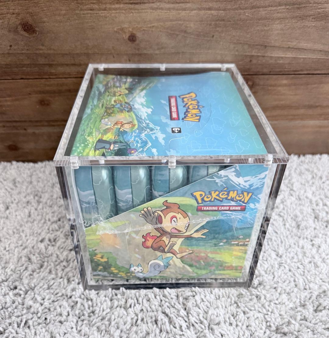 Mini tin display 10-tin acrylic case