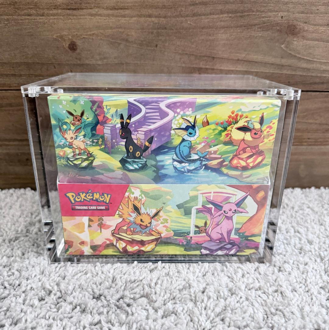 Mini tin display 8-tin acrylic case