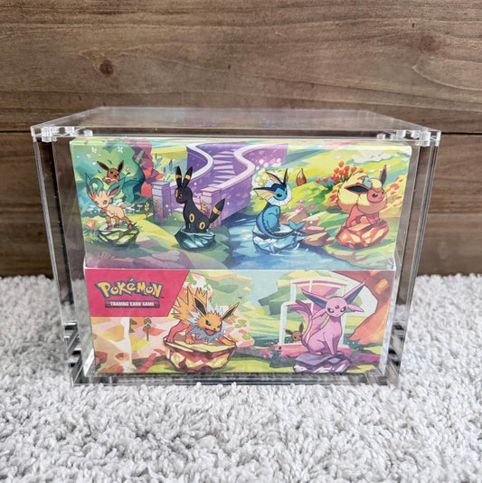 Mini tin display 8-tin acrylic case