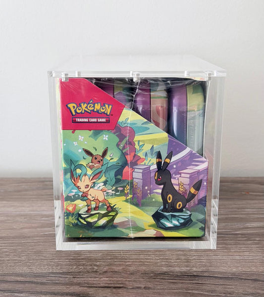 Mini tin display 8-tin acrylic case