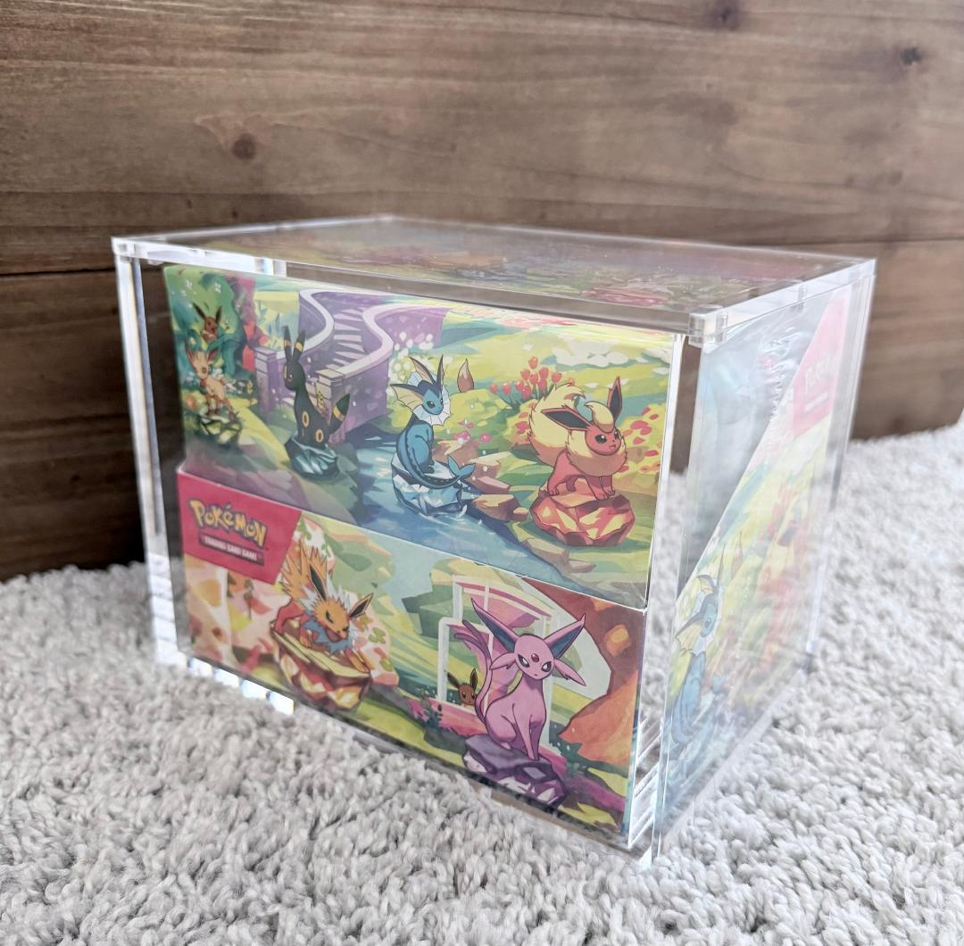 Mini tin display 8-tin acrylic case