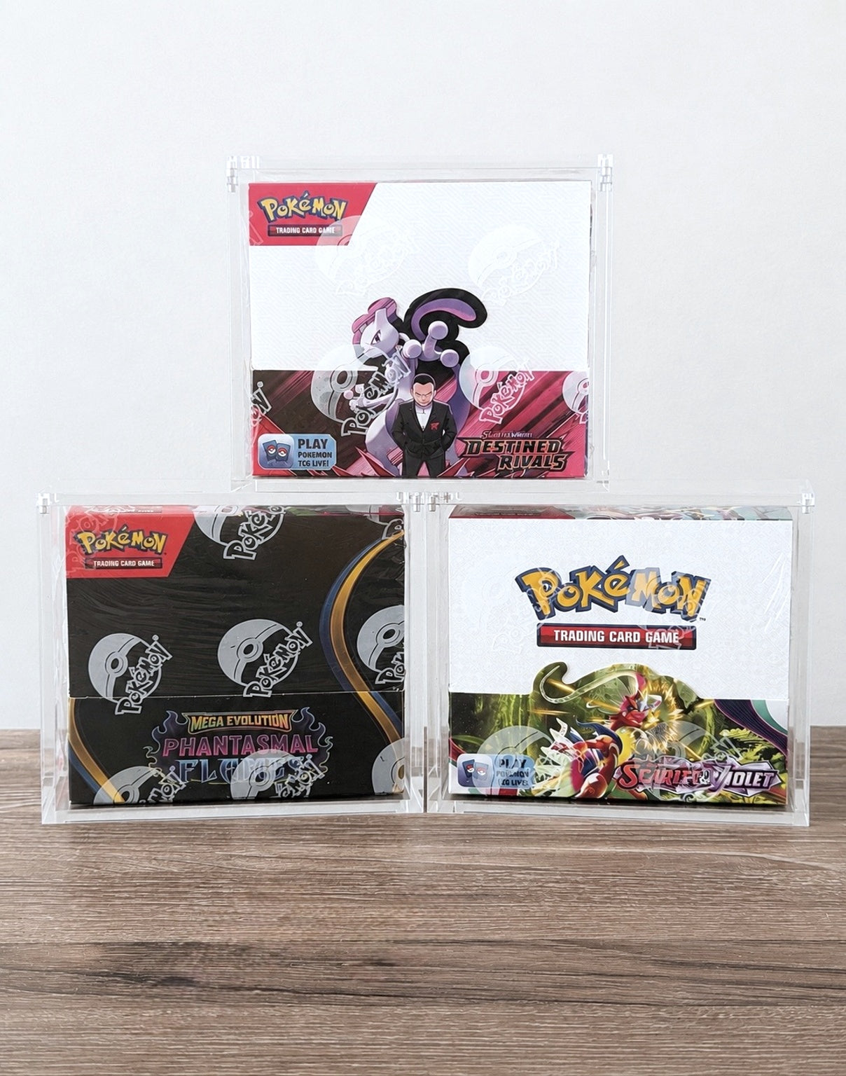 English Booster Box Acrylic Case
