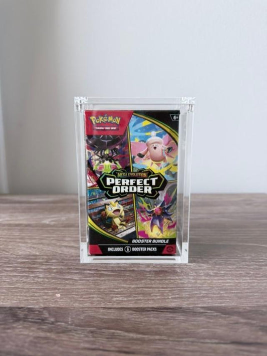 Pokémon Magnetic TALL Booster Bundle Acrylic Case NEW SIZE
