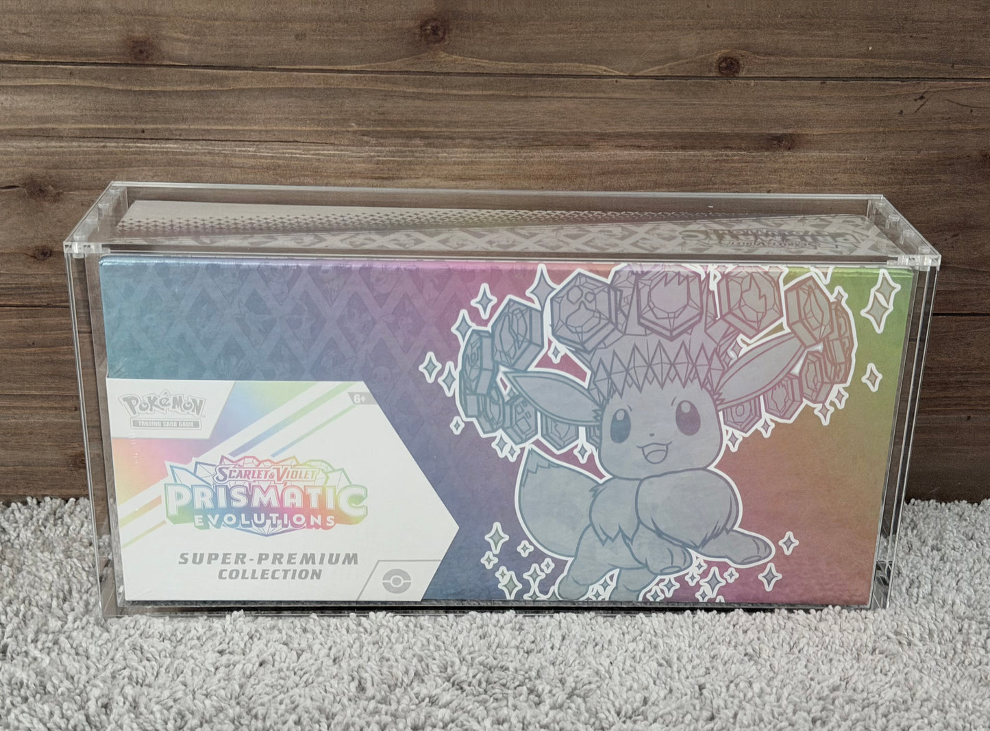 Prismatic Evolutions Super Premium Collection SPC Acrylic Case