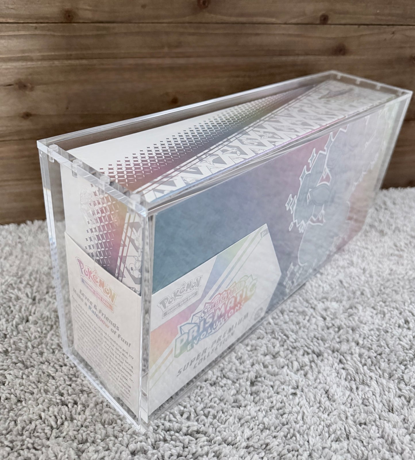 Prismatic Evolutions Super Premium Collection SPC Acrylic Case